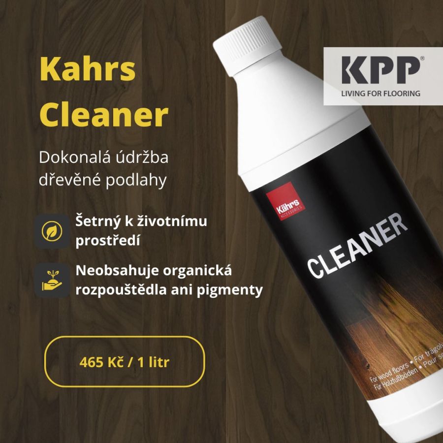 Čistič Kährs Cleaner - dokonalá údržba dřevěné podlahy